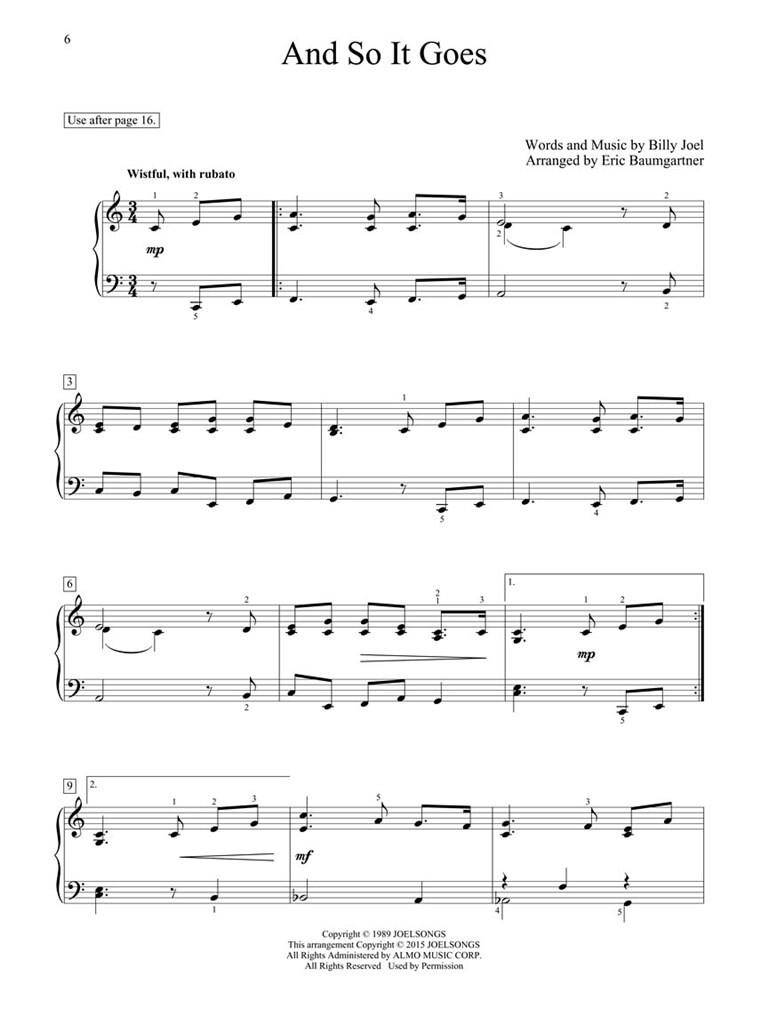 Popular Piano Solos: Adult Piano Course - Book 2 - Intermediate Level - filmové melodie na klavír
