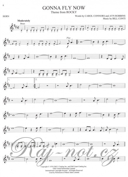 Great Movie Themes pro lesní roh - Instrumental Play-Along