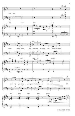 In Summer - from Frozen Ledové království SATB