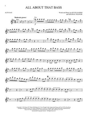 Chart Hits - Alto Saxophone - Instrumental Play-Along
