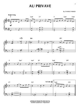 Charlie Parker - Jazz Piano Solos Series Volume 40