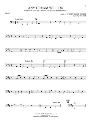 101 Broadway Songs for violoncello