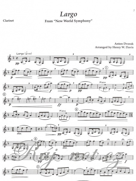 Rubank Book of Clarinet Solos - Easy Level - with Piano Accompaniment