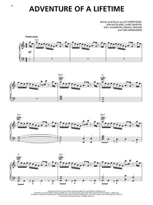 Coldplay Sheet Music Collection Piano, Vocal and Guitar