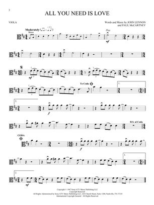 The Beatles - Instrumental Play-Along Viola - Instrumental Play-Along