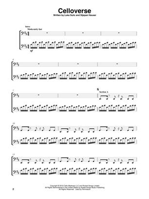 2 Cellos - Sheet Music Collection - Selections from Celloverse, In2ition and Score for Two Cellos