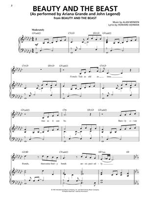 Beauty and the Beast - Vocal Solo with Online Audio