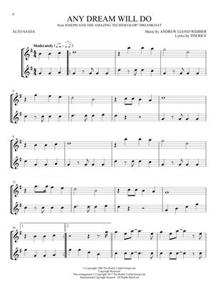 Broadway Songs for Two pro Altové Saxophony - Easy Instrumental Duets