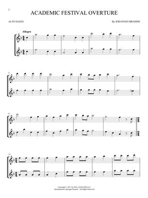 Classical Themes for Two pro Alto Saxophones - Easy Instrumental Duets