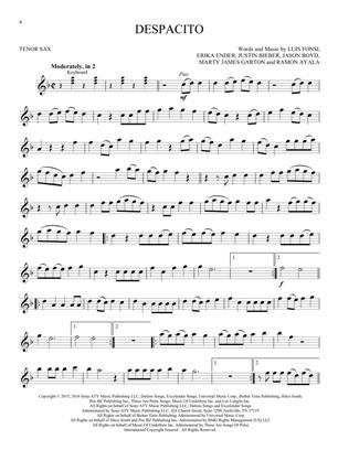 12 Pop Hits pro Tenor Saxophone - Instrumental Play-Along