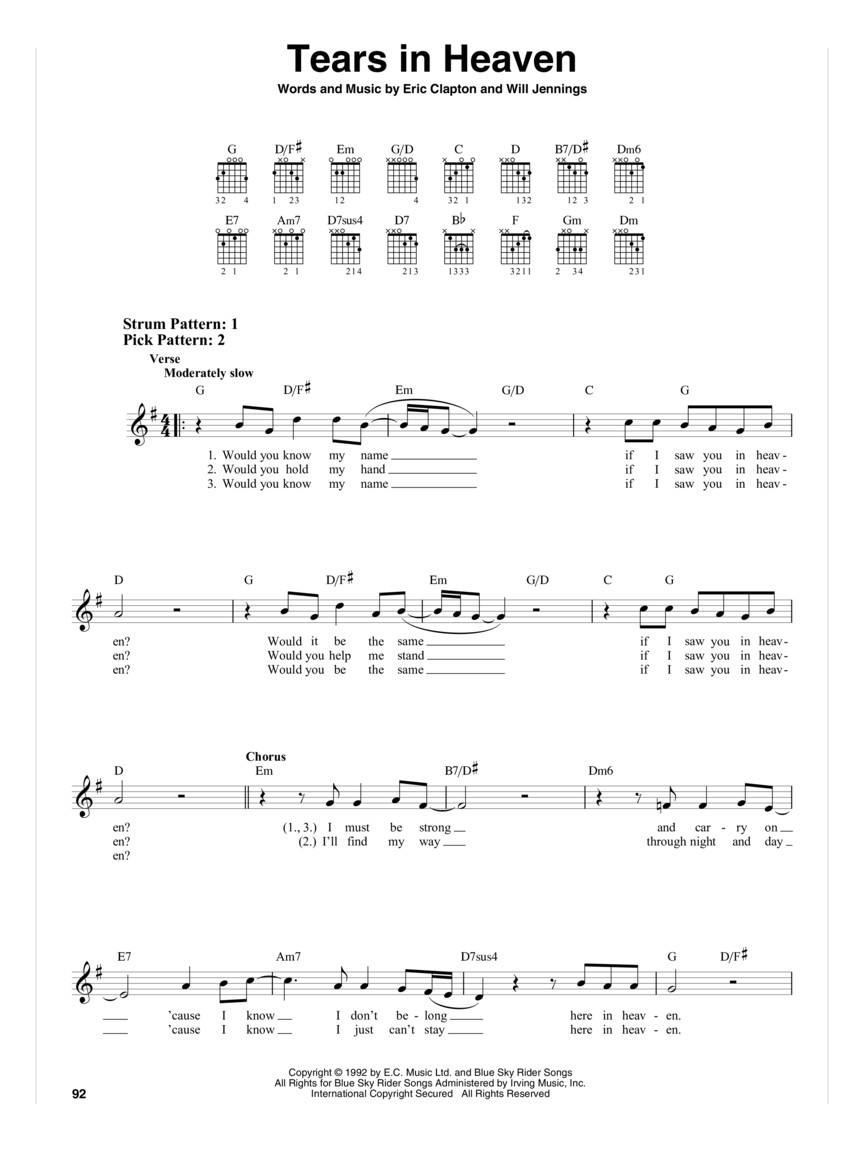The Best Songs Ever - nejznámější melodie pro keyboard s akordy pro kytaru