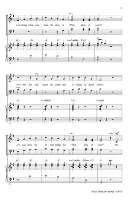 That Time of Year - from Olaf's Frozen Ledové království Adventure SATB