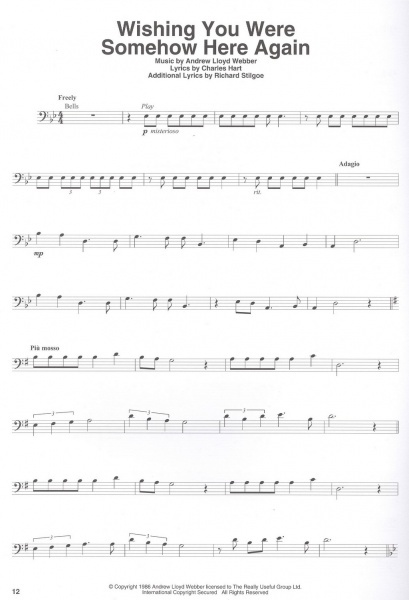 The Phantom of the Opera - Cello Play-Along Volume 10