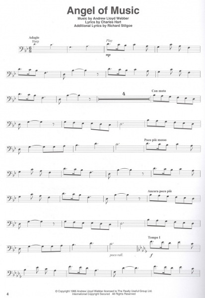 The Phantom of the Opera - Cello Play-Along Volume 10