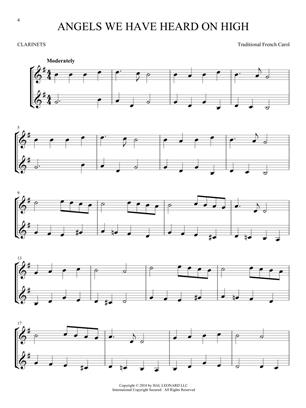 Christmas Carols for Two Clarinets - Easy Instrumental Duets