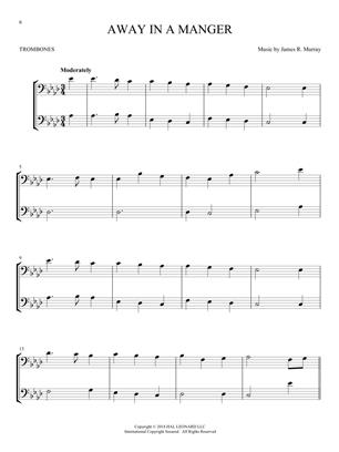Christmas Carols for Two Trombone Duets - Easy Instrumental Duets