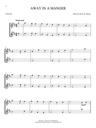 Christmas Carols for Two Violins - Easy Instrumental Duets