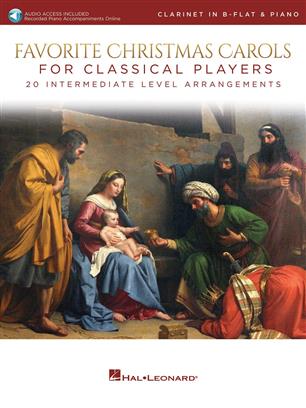 Favorite Christmas Carols for Classical Players - pro klarinet online audio a klavír