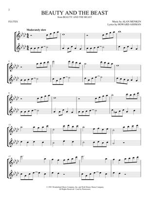 Disney Songs for Two Flutes - Easy Instrumental Duets