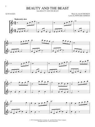 Disney Songs for Two Alto Saxes - Easy Instrumental Duets