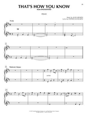Favorite Disney Songs for Piano Duet - 8 skvělých písní z 8 skvělých filmů pro klavír 4 ruce