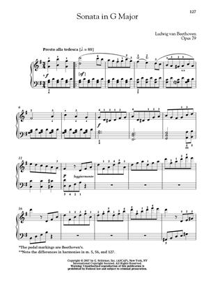 Six Selected Sonatas - Opus 10, Nos. 1 and 2, Opus 14, Nos. 1 and 2, Opus 78, Opus 79 noty pro klavír