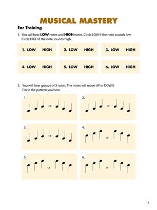 Essential Elements Piano Theory - Level 1