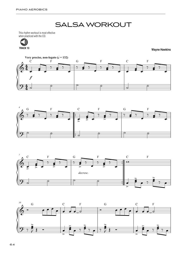 Piano Aerobics - 40týdenní tréninkový program pro budování techniky hry na klavír