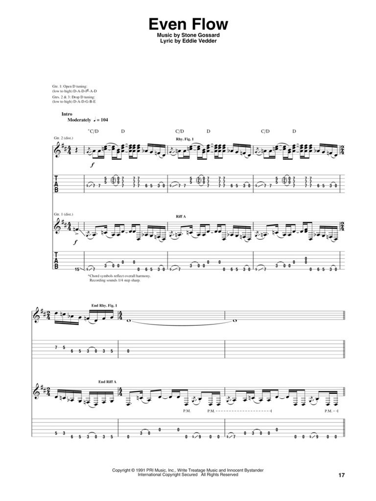 Pearl Jam - Ten (Updated Edition) - noty pro kytaru