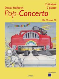 Pop Concerto + CD pro klavír čtyři ruce od