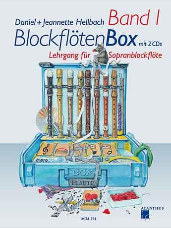 Blockfloetenbox 1 + 2 CD noty pro zobcovou flétnu