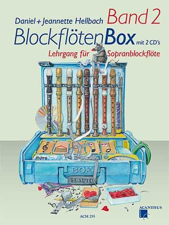 Blockfloetenbox 2 + 2 CD od Hellbach Daniel + Hellbach Jeannette