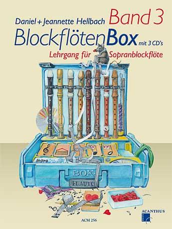 Blockfloetenbox 3 + 3 CD od Hellbach Daniel + Hellbach Jeannette
