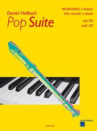 Pop Suite + CD pro altovou zobcovou flétnu a klavír od
