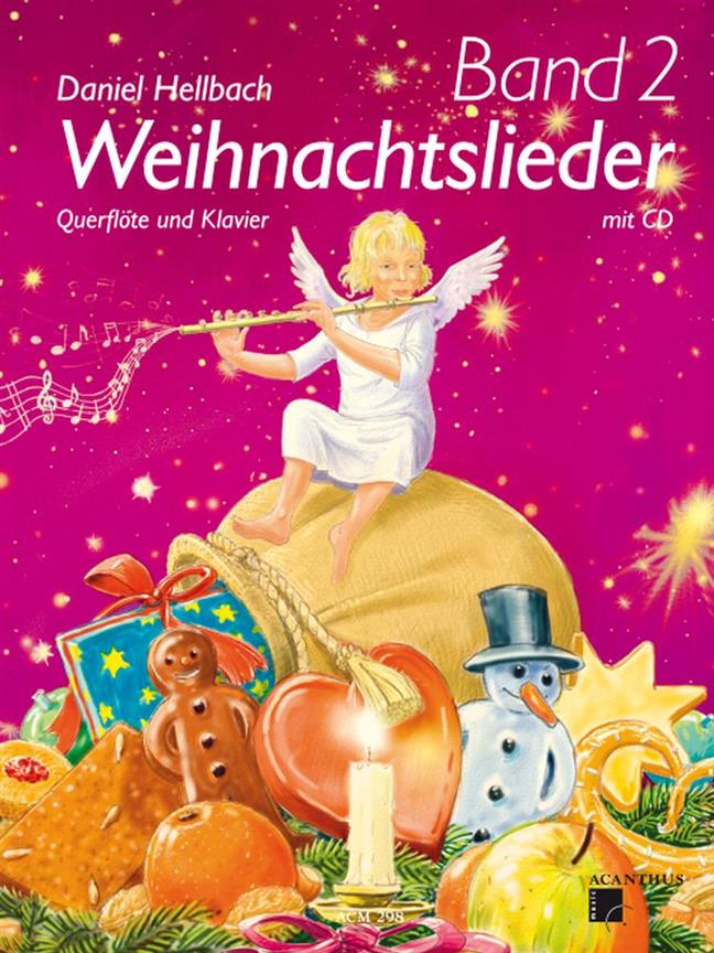 Weihnachtslieder Vol. 2 + CD pro příčnou flétnu a klavír