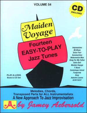 Maiden Voyage Vol. 54 - Jazz Play-Along Vol.54 - 14 easy to play jazz tunes 