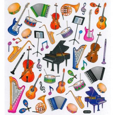 Stickers - Musical Instruments