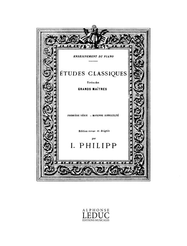 Etudes Classiques Tirees Des Grands Maitres - Premiere Serie - pro klavír