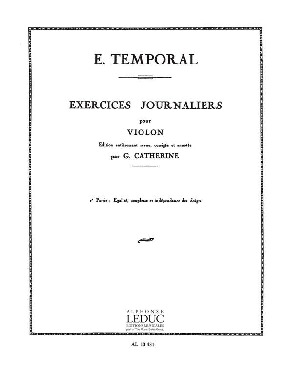 Temporal: Exercices journaliers Vol.2 - noty pro housle