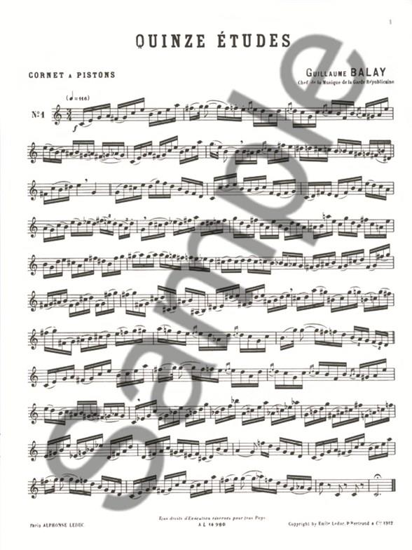 15 Etudes - etudy pro trumpeta