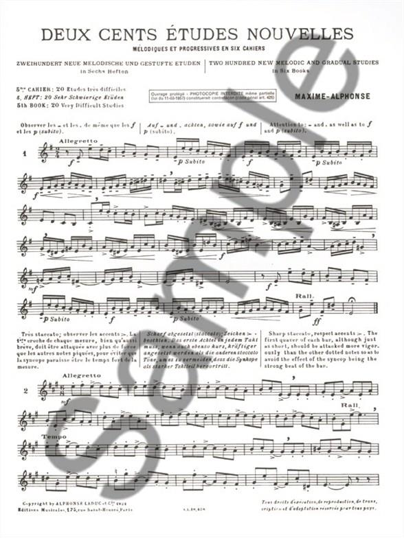 200 Etudes Nouvelles 5 - etudy pro lesní roh