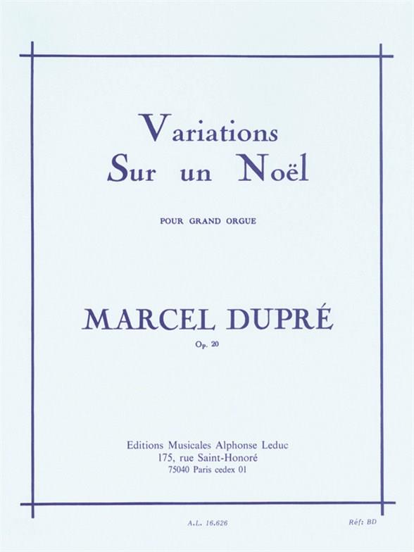 Variations Sur Noel Op.20 noty pro varhany