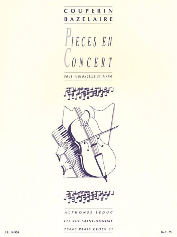 Pièces En Concert - noty pro violoncello a klavír