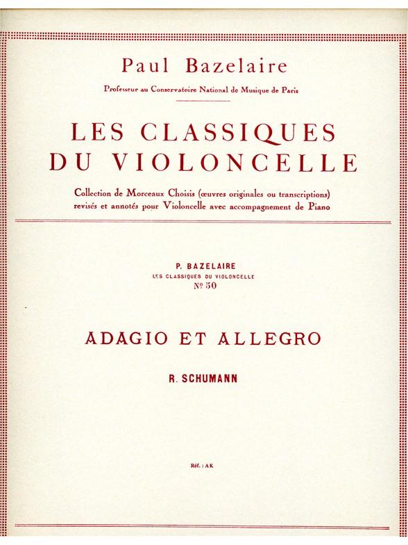 Adagio And Allegro Op.70 - Classiques No.50 - noty pro violoncello a klavír