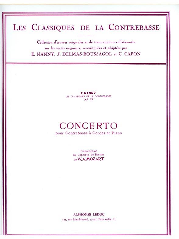 Concerto For Bassoon - Classiques No.29 - pro kontrabas a klavír