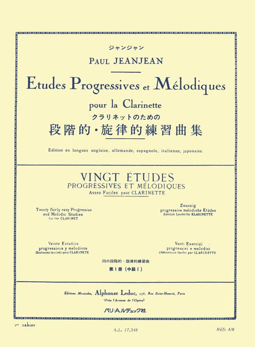 20 Etudes Progressives & Melodiques 1 - etudy pro klarinet