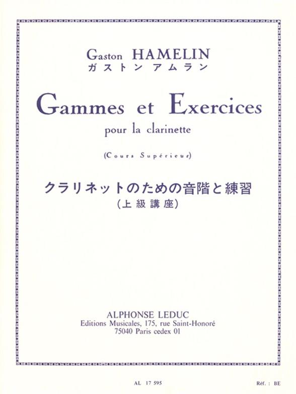 Gammes Et Exercices - noty pro klarinet