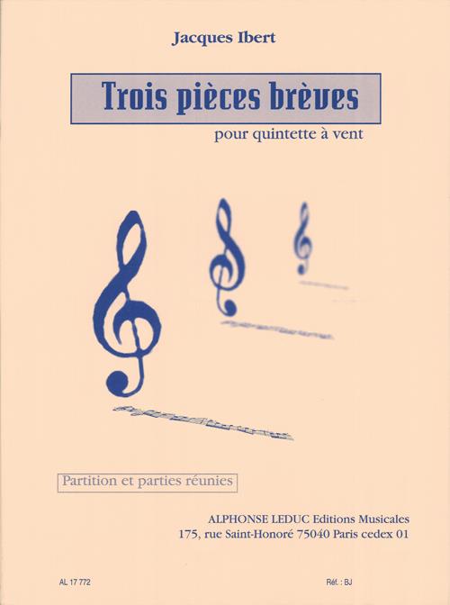 Trois Pièces Brèves - dechový kvartet