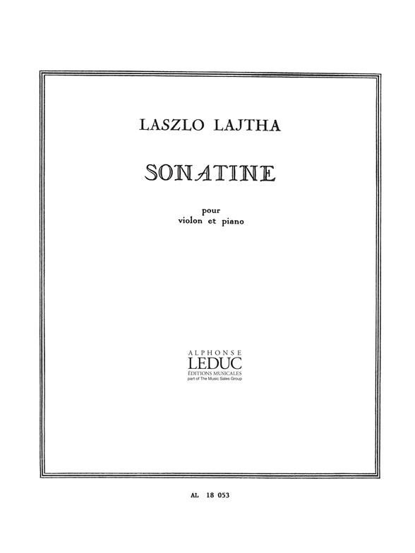 Sonatine - noty pro housle a klavír