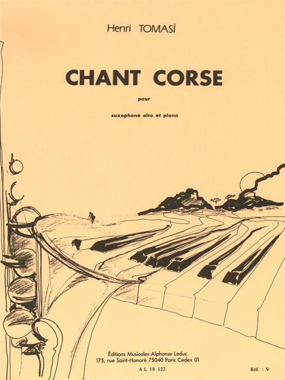 Chant Corse - pro altový saxofon a klavír
